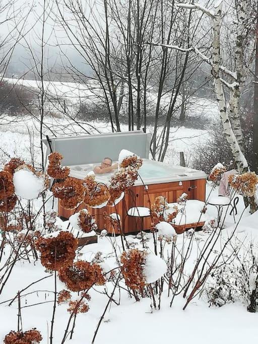 Gite De Charme 5 Etoiles Pour Couple Avec Sauna Et Jacuzzi Exterieurs Privatifs Погр Екстер'єр фото