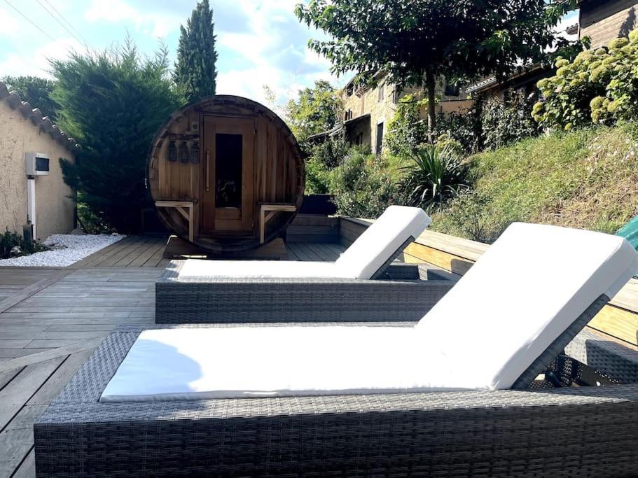Gite De Charme 5 Etoiles Pour Couple Avec Sauna Et Jacuzzi Exterieurs Privatifs Погр Екстер'єр фото